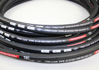 China Hydraulic Hose / High Pressure Rubber Hose -steel Wire braid rubber hose SAE 100 R1AT / EN supplier