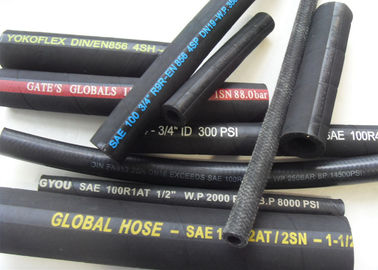 China I.D. 1 / 4&quot; Hydraulic Hose Pipe , Hydraulic Hose 3270 PSI supplier